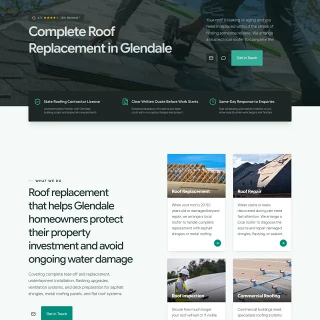 Glendale Roofing CA