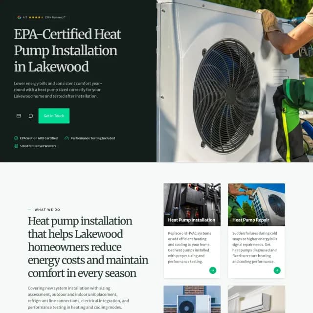 Lakewood Heat Pumps