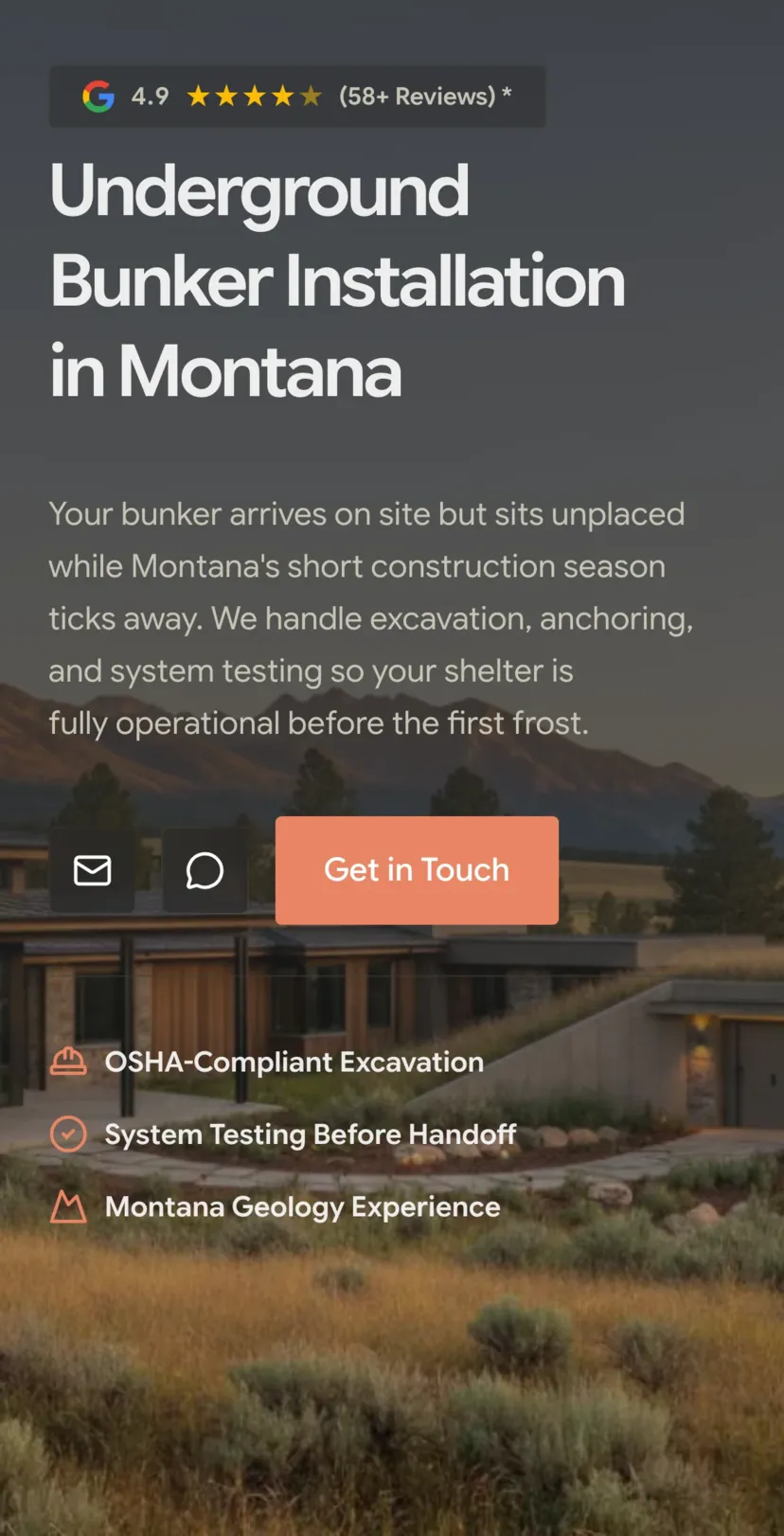 Luxury Bunkers Montana